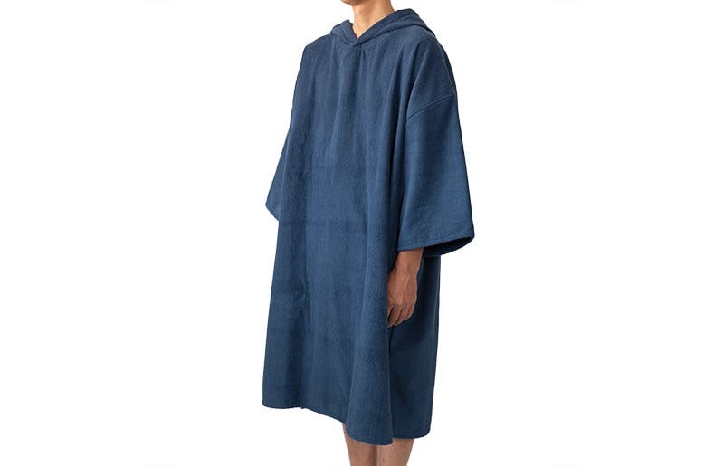 泉州タオル サウナポンチョ（ネイビー） G2120