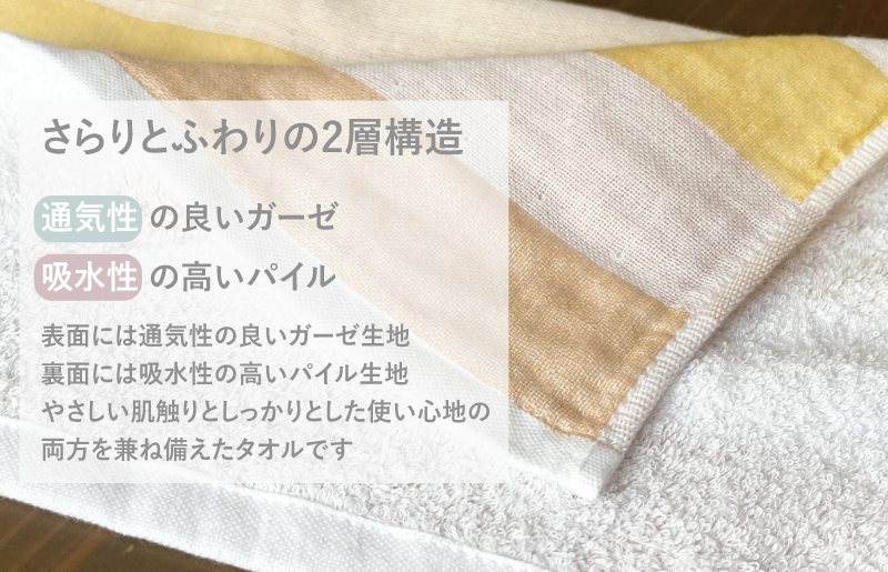 【スピード発送】空色タオル 2枚セット (天晴1枚／夕陽1枚)【ハンドタオル 泉州タオル 日本製 ギフト 贈り物】 G3175