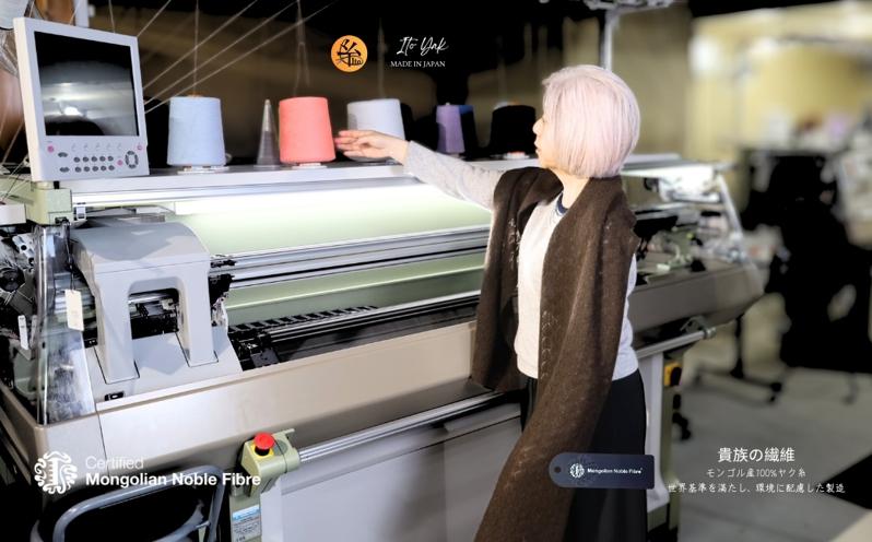 『Noble Fibre』100％ヤク・マフラー ブラウン【高級 おしゃれ ファッション カシミア より暖かい 防寒】 G3335