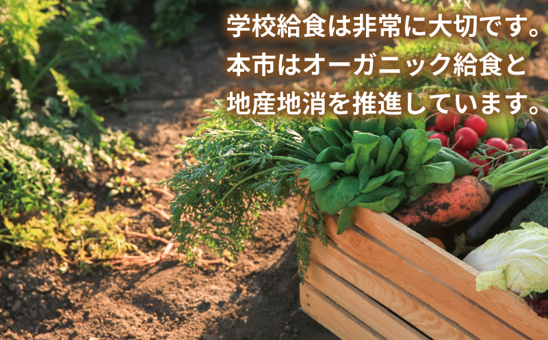 【返礼品なし】SDGs持続可能な食の環境づくり！オーガニック給食と地産地消 推進応援寄附（大阪府泉佐野市） ON0053