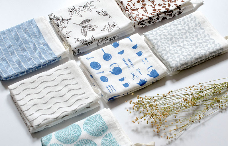 【スピード発送】まごころ手ふきん 1枚（柄おまかせ） お試し泉州タオル G2135