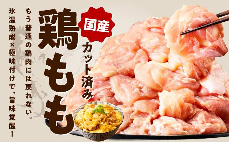 【お試し規格】国産 鶏もも肉 ポーションカット 500g 【カット済み 氷温熟成×極味付け 小分け 味付き 簡単調理 訳あり サイズ不揃い 鶏肉 とり】 mrz0395