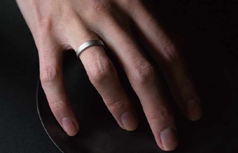 【スピード発送】オープンリング シルバーホーニング tav0058