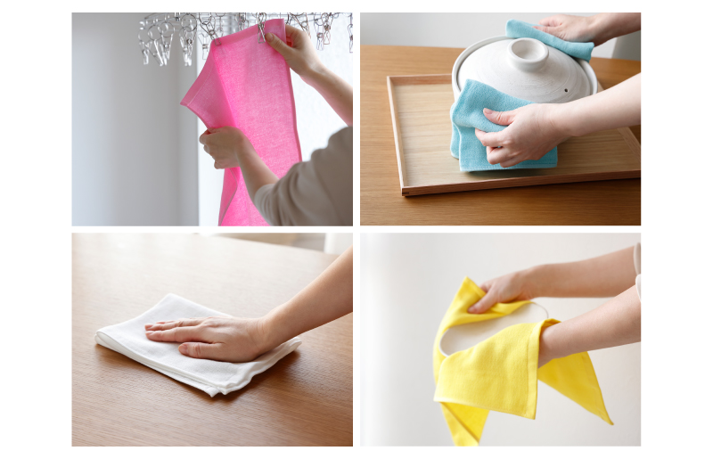 ムコタオル むこふきん 5色5枚セット 099H2534