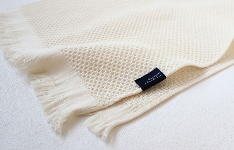 【速乾・軽量】牛乳パックからできたフェイスタオル2枚（エクリュ） G1922