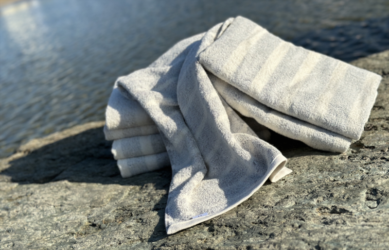 【圧倒的企業努力】THE EARTH TOWEL４枚セットフェイスタオル／速乾泉州タオル（ブラウン）【泉州タオル 国産 吸水 普段使い シンプル 日用品】 010B1128-1