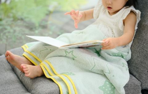 【高島屋選定品】泉州タオル おくるみ１枚（グリーン）【タオル 国産 シンプル 日用品 ベビー】 TTT0005