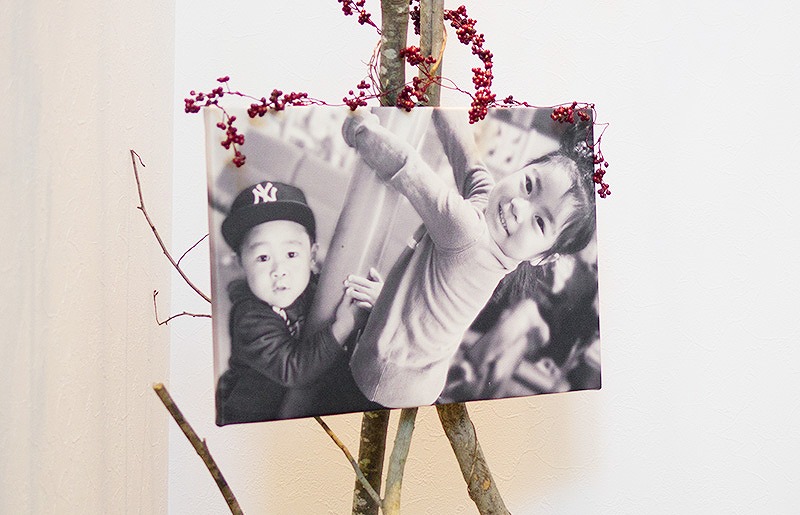 レザーフォトパネル 45cm×45cm【写真パネル オーダー 合成皮革製 手作業 インテリア】 099H013