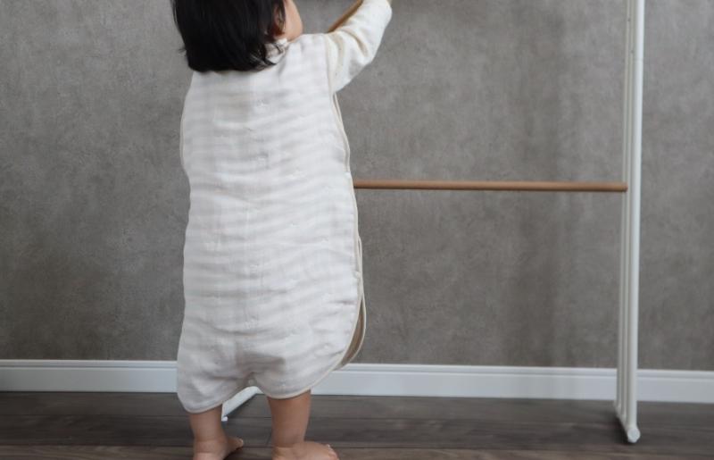 【eclat bebe】泉州南部織 4重ガーゼ スリーパー《PiGy》 G1991