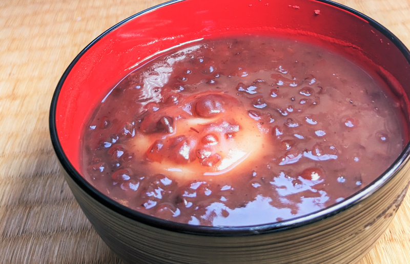 老舗和菓子屋さんの杵つき生丸餅（白）12個＆つぶあん 200g×3セット 099H4038