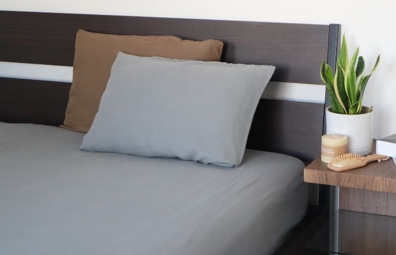 【tissu de coton/ダブルガーゼ】泉州南部織 ピローケース 1枚（グレー） G1996