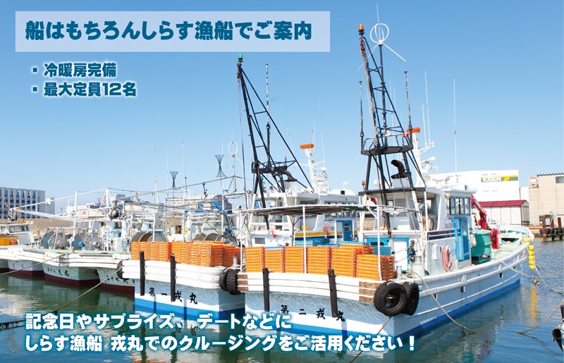真面目漁師 濱ちゃんがご案内！関空クルージング（釜揚げしらすのお土産付き） G2189