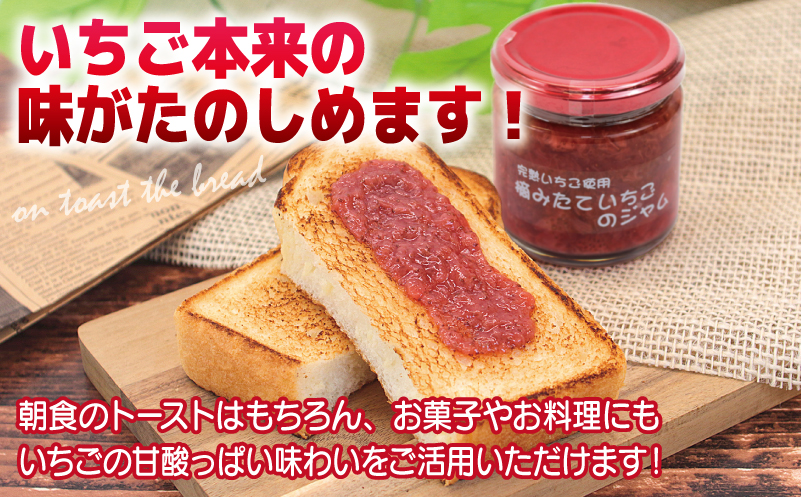 【先行予約】完熟朝摘みいちごのジャム【苺 無添加 自然素材 フルーツ イチゴ 高評価 数量限定】 005A433