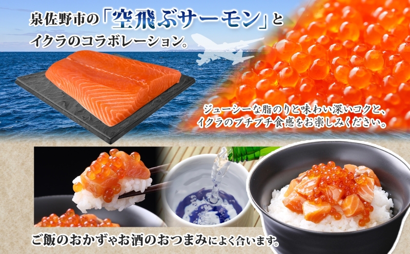 特製醤油タレ サーモンいくらのルイベ漬け 合計170g【小分け 85g×2P おつまみ 晩酌 お酒のあて ご飯のお供 北国からの贈り物】 005A711