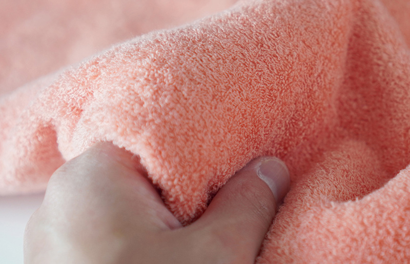 シルキータッチ フェイスタオル ピンク 5枚 G2055