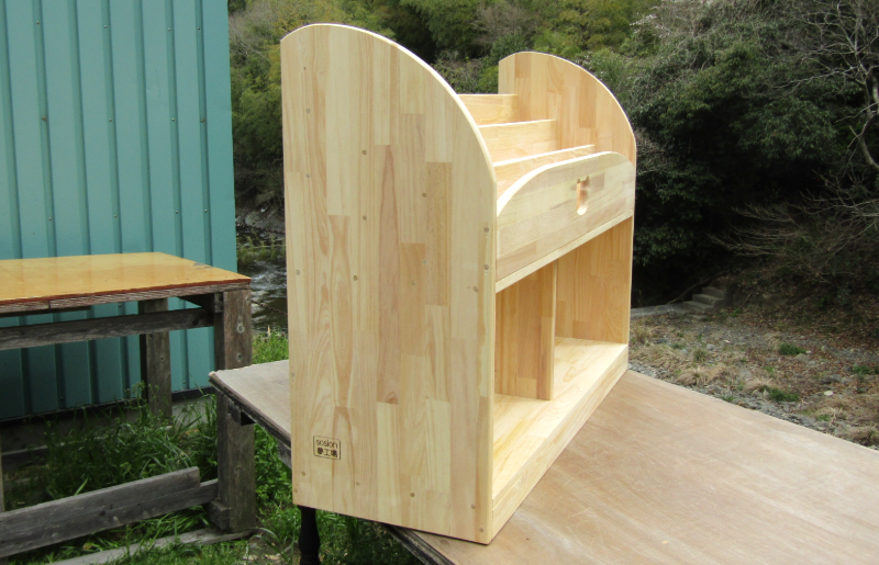 手作り木製 絵本棚 幅100cm 099H2201