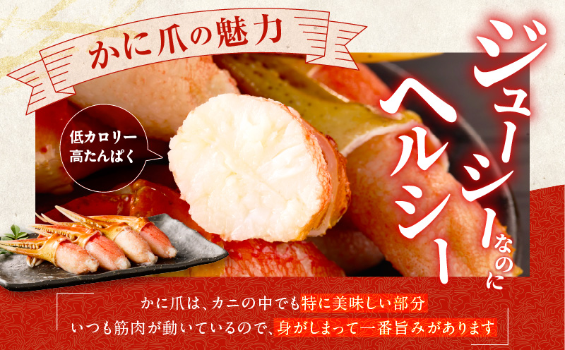 ボイル本ズワイ蟹爪肉 1kg カット済み 2Lサイズ（3-4人前） kgp0034