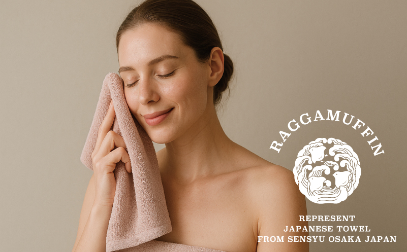 高級泉州タオル ラガマフィン バスタオル フェイスタオル スモークピンク 合計6枚（3枚×2種）【国産 日用品 上質 タオル 国内製造】 099H2481