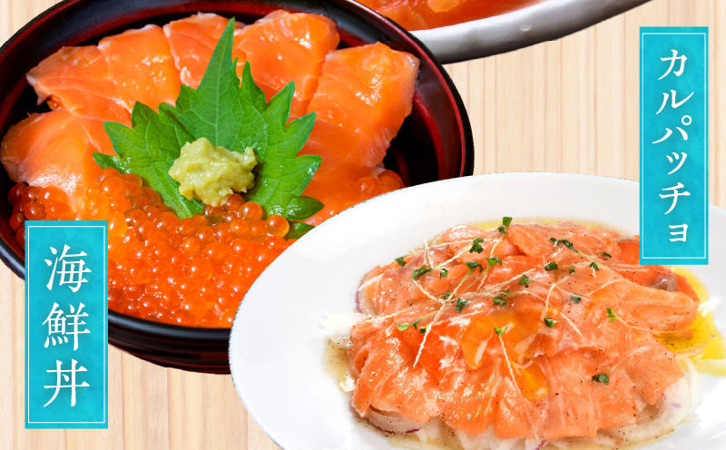 【数量限定】お刺身用 サーモン 1kg ブロック 小分け 約250g×4P ポーション 柵 訳あり サイズ不揃い kgp0048