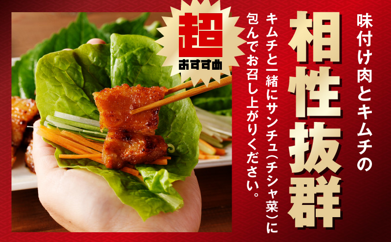 【焼くだけ】味付きサムギョプサル 約1kg（500g×2P） コチュジャン味付け 焼肉 BBQ デジカルビ 099H3359