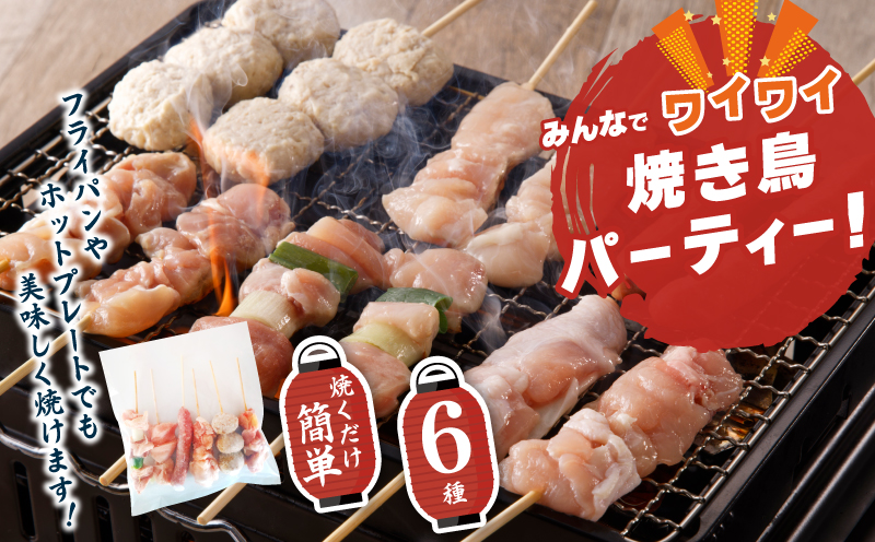 桜文 焼き鳥 6種30本セット やきとりのタレ付き 個包装 099H3403