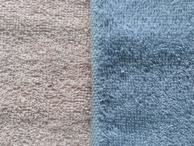 ふんわりやさしいモノトーンタオル 5枚セット（スモークブルー＆ピンクグレー）35×80cm 泉州タオル 【泉州タオル 国産 吸水 普段使い シンプル 日用品】 010B1557