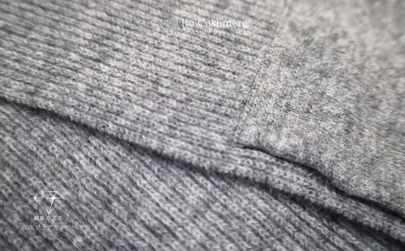 100％ピュアカシミヤ・男女兼用マフラー グレー【高級 カシミア おしゃれ ファッション 防寒 かしみあ】 G3581