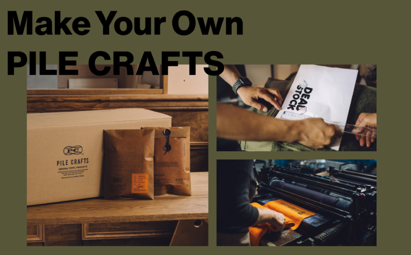 【全6色から選べる】PILE CRAFTS 名入れタオル 100枚 フェイスタオル【名入れタオル 国産タオル 吸水 普段使い シンプル 日用品 プレゼント】 099H3233