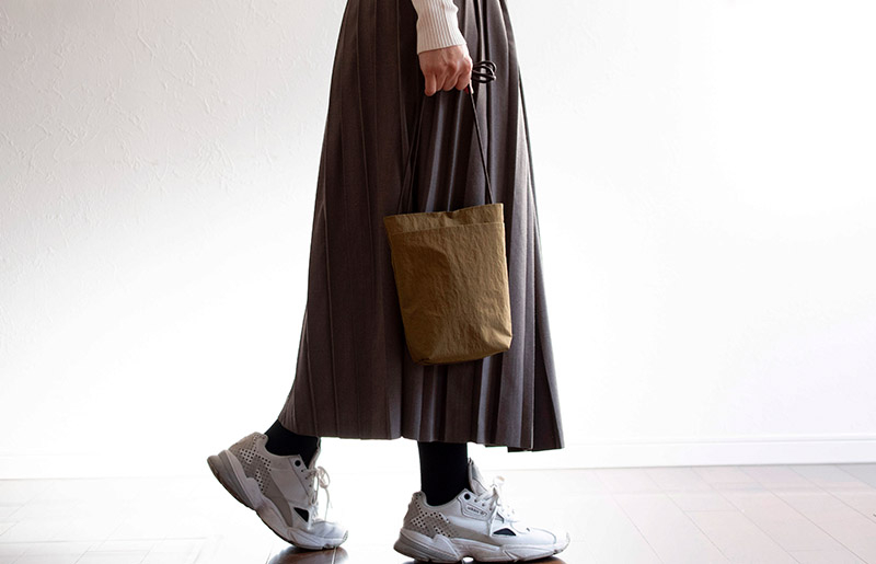 ミニショルダーバッグ KONBU(R)【ブラウン 撥水素材 ナイロン生地 日本製 軽量 ファッション】 G2850