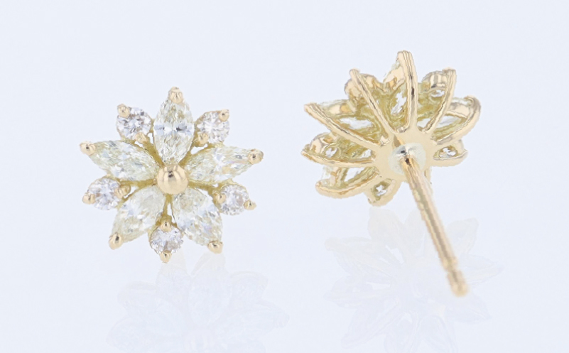 アルカンシェル K18YGダイヤピアス（計 0.40ct）【鑑別書付き ジュエリー プレゼント ギフト ファッション アクセサリー 贈り物 贈答 お祝い 記念日】 J099