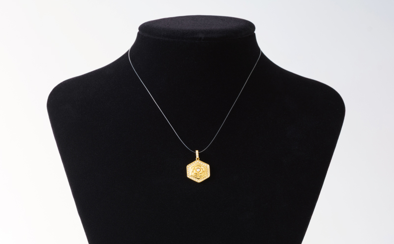 【高島屋選定品】純金(K24) ダイヤモンド ペンダントトップ (ダイヤ合計0.20ct) TUC0023