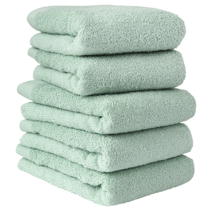 【アウトレット】ヒオリエ ホテルタオル ビックフェイスタオル 5枚 ミント【泉州タオル 吸水 普段使い 無地 シンプル 日用品 スピード発送】 X1-4