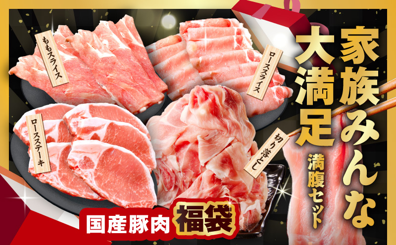 【定期便】国産豚肉 4種 福袋 4.2kg×全2回【氷温熟成×極味付け 小分け 300gパック ぶたにく 普段使い 野菜炒め 切り落とし まとめ買い 訳あり サイズ不揃い 2026年3月＆6月発送】 mrzZ075