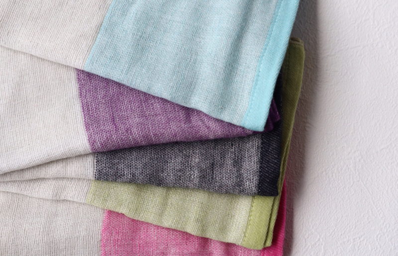 泉州南部織梅炭ふきん5枚セット G1896