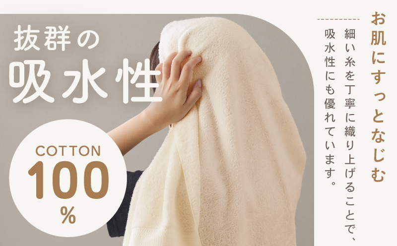 ナチュラル バスタオル 3枚セット【ホテル仕様 上質 厚手 吸水性 泉州タオル たおる ギフト 国産】 015B625