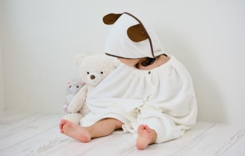 【高島屋選定品】オーガニックコットンベビーガウン【タオル 国産 シンプル 日用品 ベビー】 TTT0004