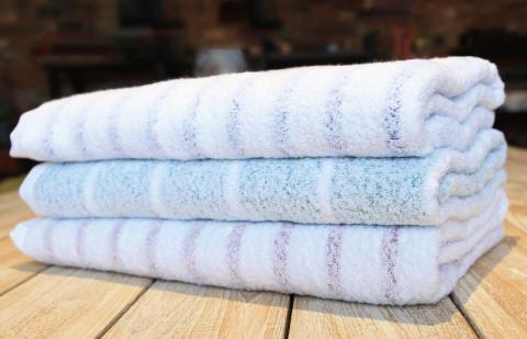 【スピード発送】泉州透かし織 バスタオル 3枚 ぼーだー＆ボーダー 099H2605