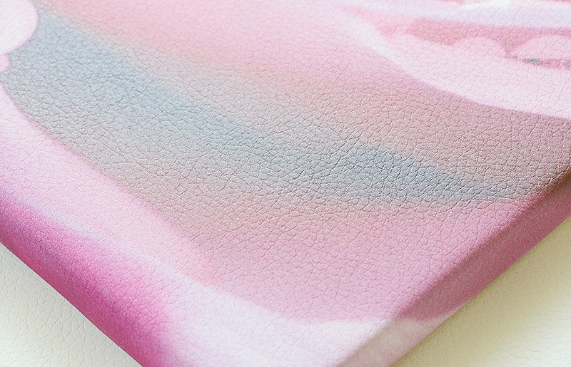 レザーフォトパネル 45cm×45cm【写真パネル オーダー 合成皮革製 手作業 インテリア】 099H013