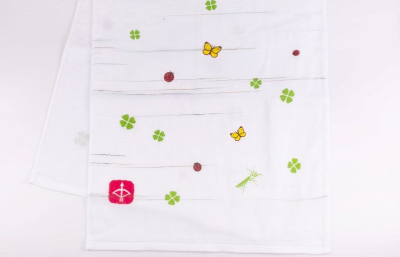 【スピード発送】JAPAN madeガーゼタオル 3枚セット(スラブ緑)【泉州タオル 国産 吸水 普段使い シンプル 日用品】 099H331