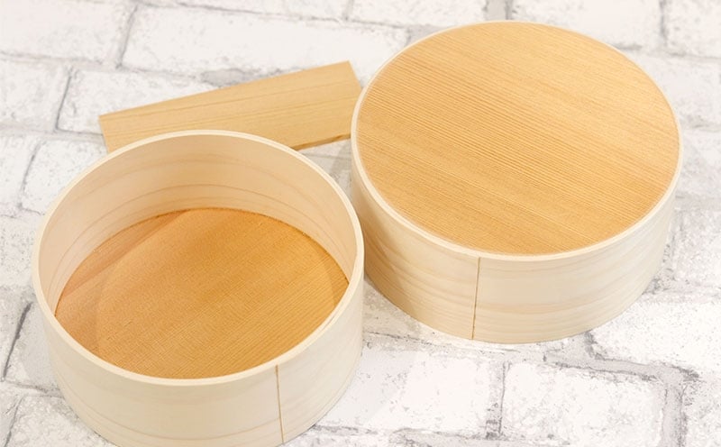 曲げわっぱ弁当箱 丸型 大 780cc 099H3582