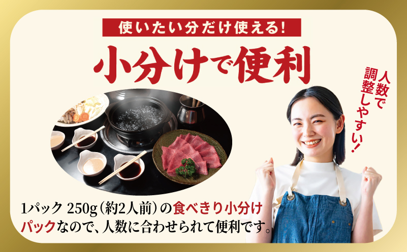 薄切り 牛タン しゃぶしゃぶ  鍋 小分け 合計1kg（250g×4P） 099H4387