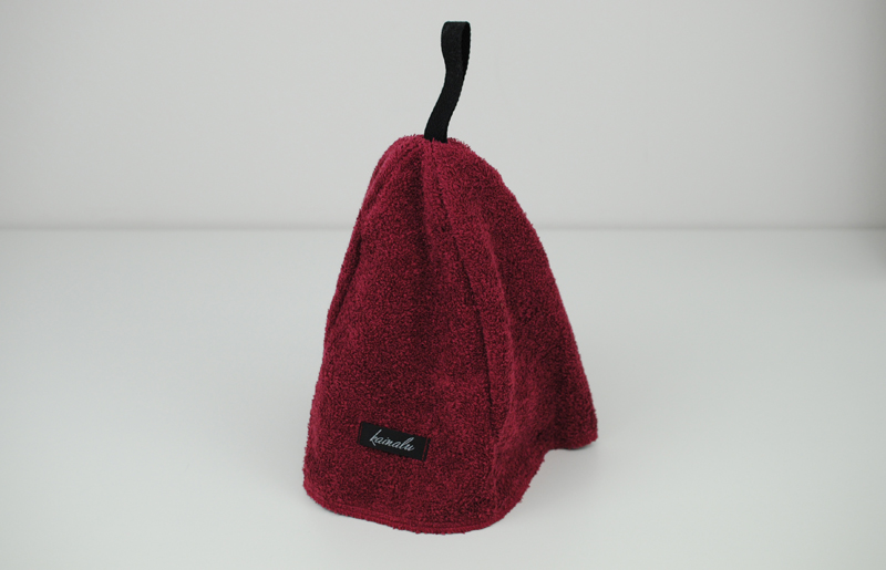 【スピード発送】泉州サウナハットLight（エンジ） G2121-1