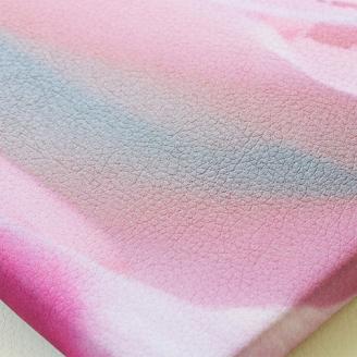 レザーフォトパネル 15cm×15cm【写真パネル オーダー 合成皮革製 手作業 インテリア】 099H011