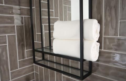 【ハニカム織】バスタオル２枚セット G1897