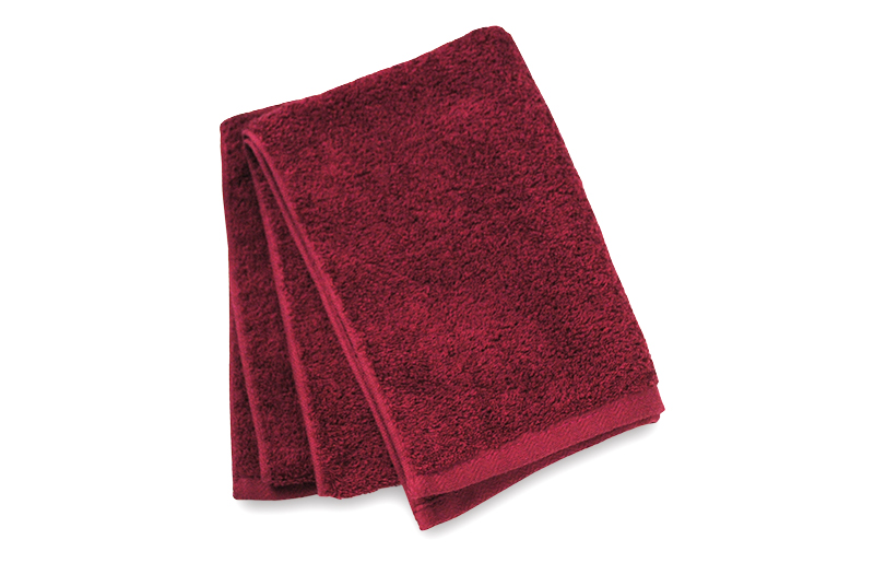 【圧倒的企業努力】コンパクトバスタオル エンジ3枚 G2078-1