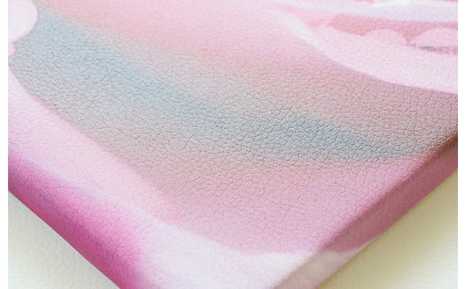 レザーフォトパネル 60cm×60cm【写真パネル オーダー 合成皮革製 手作業 インテリア】 050F006