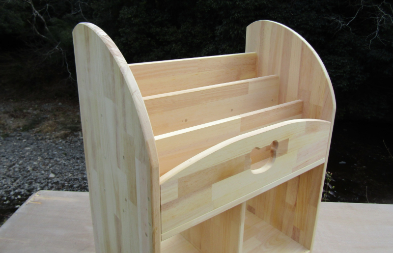 手作り木製 絵本棚（幅60cm） 099H2123