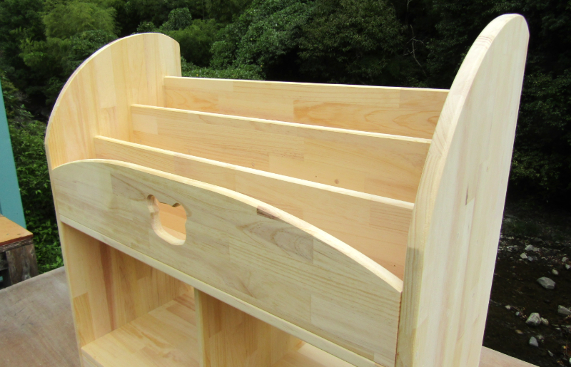 手作り木製 絵本棚 幅80cm 099H2130