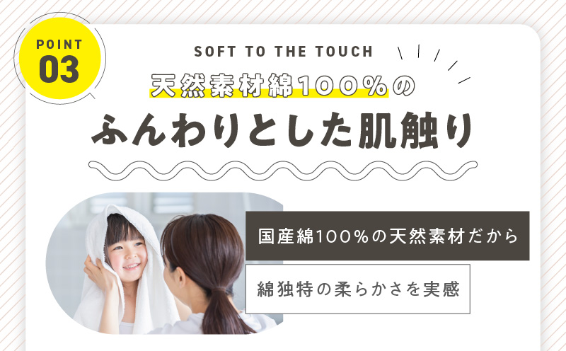 【特別寄附金額】普段使いにぴったり ミニバスタオル 5枚【泉州タオル 国産 吸水 たおる 普段使い 無地 シンプル 日用品 家族 ファミリー】 knt0042
