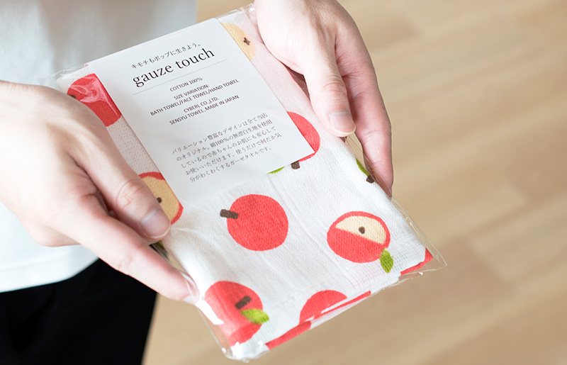 ガーゼタッチ ハンドタオル 詰め合わせ 10枚セット G2049